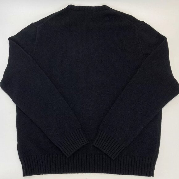 Polo Ralph Lauren Bear Iconic Western Cowboy Knit Men Sweater Black Size XXL - Picture 5 of 5
